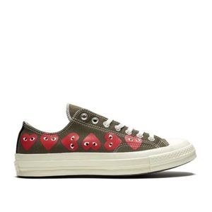 Comme Des Garçons Play x Converse Chuck 70 “Multi Hearts” sneakers green